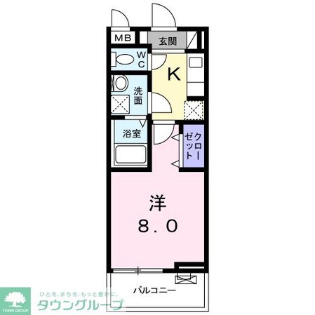 アビタシオンIの物件間取画像